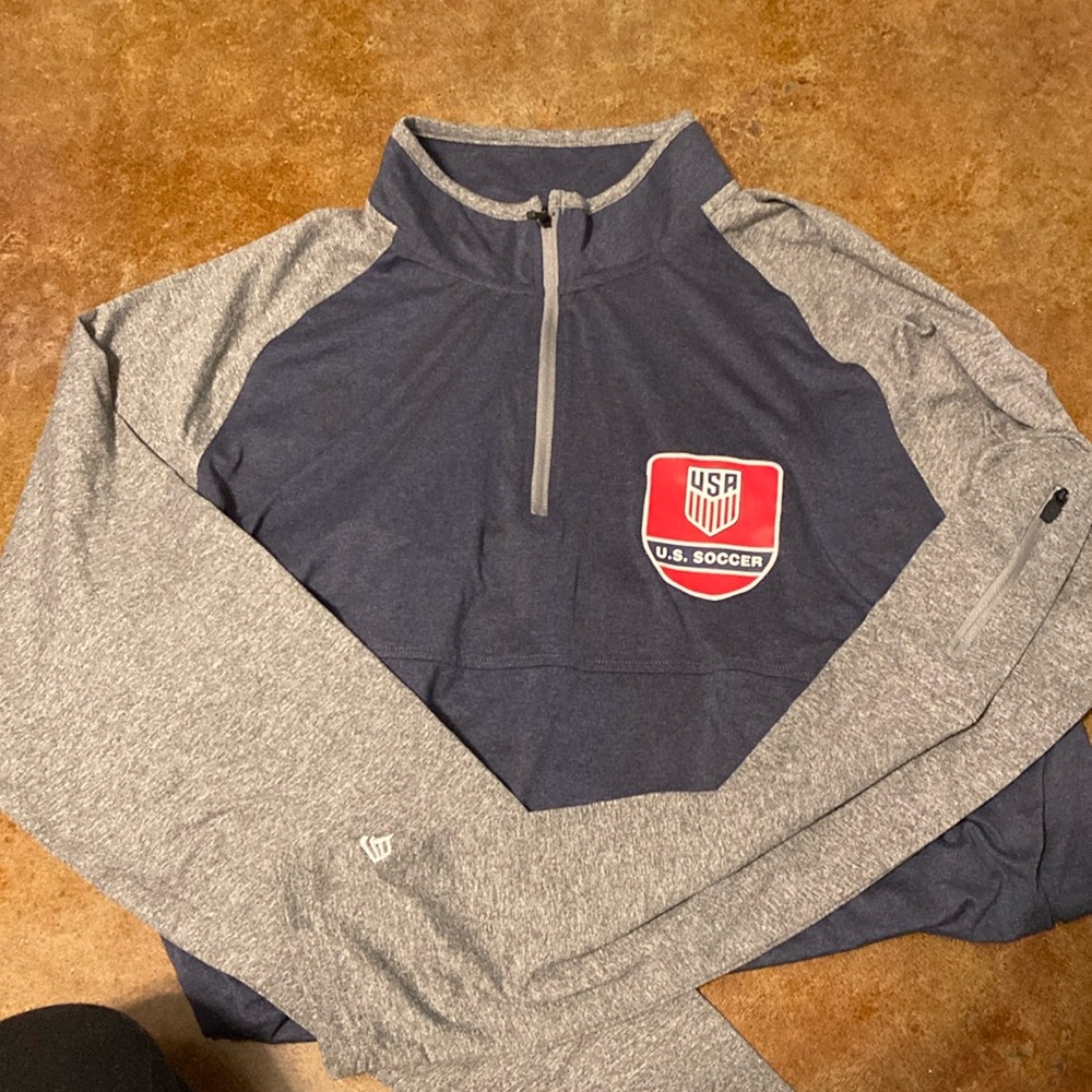 USA Soccer New Era Quarter zip up